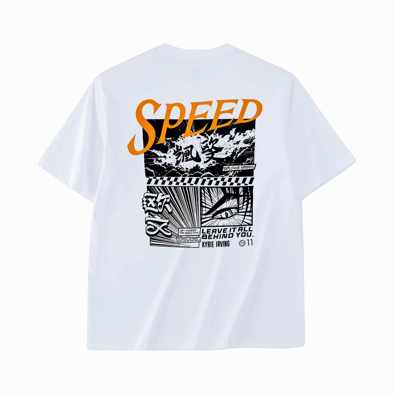 Decorative buttons Water - repellent Anta Kyrie Speed Tee - White