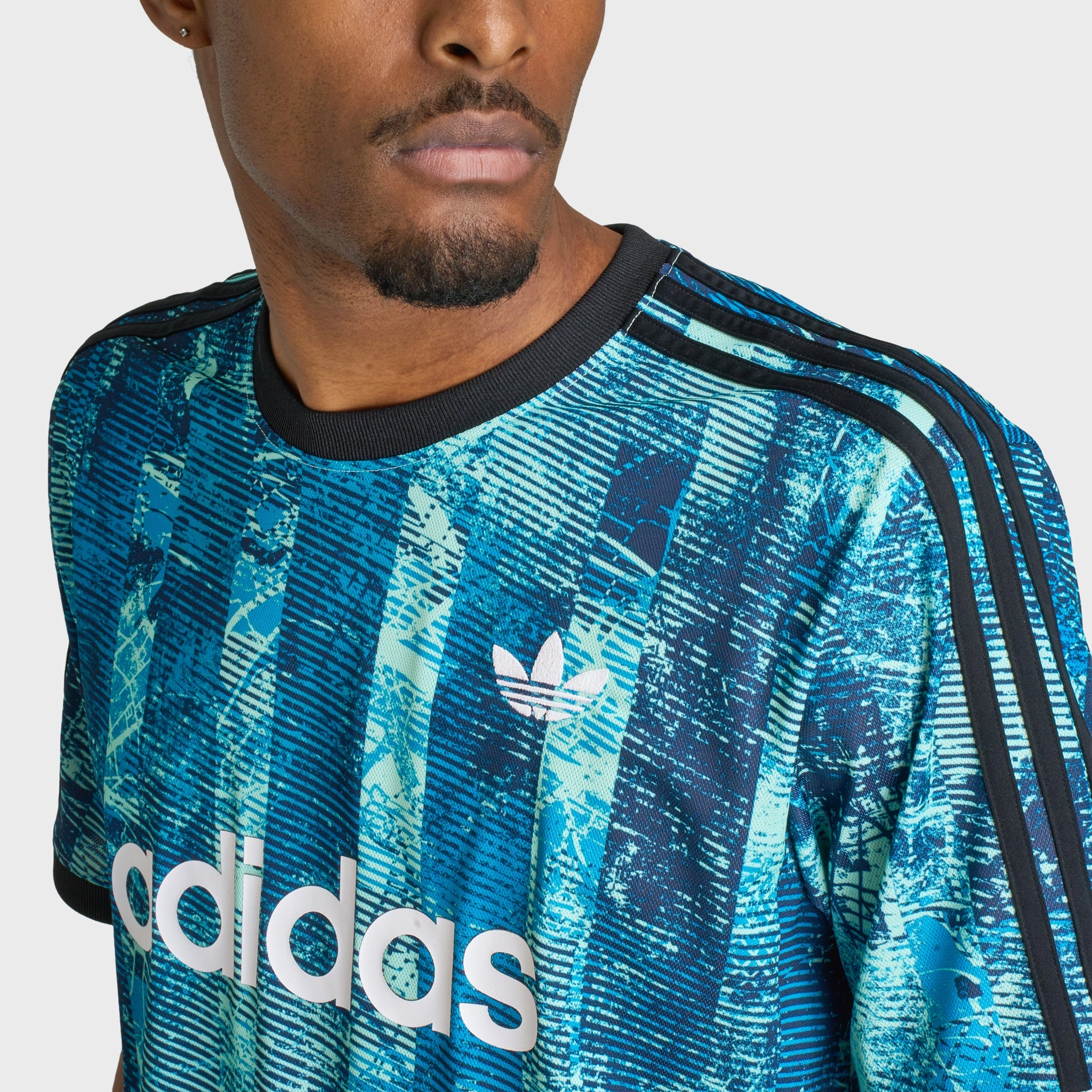 combat operation adidas FTB All Over Print T-Shirt Multicolour / Clear Mint