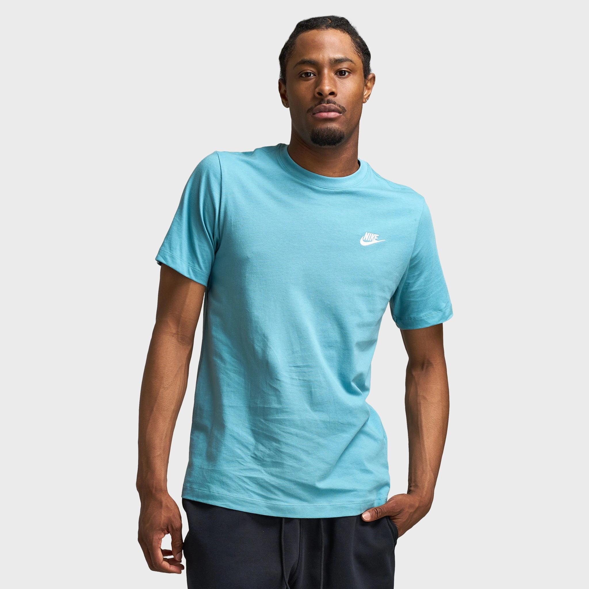Nike Sportswear Club T-Shirt / Denim Turq anti - leak