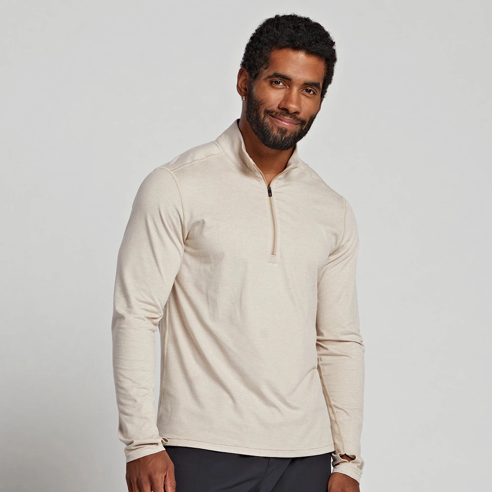 wrinkle free finish Quick Pull Zipper Men's Korsa Vital 1/2-Zip