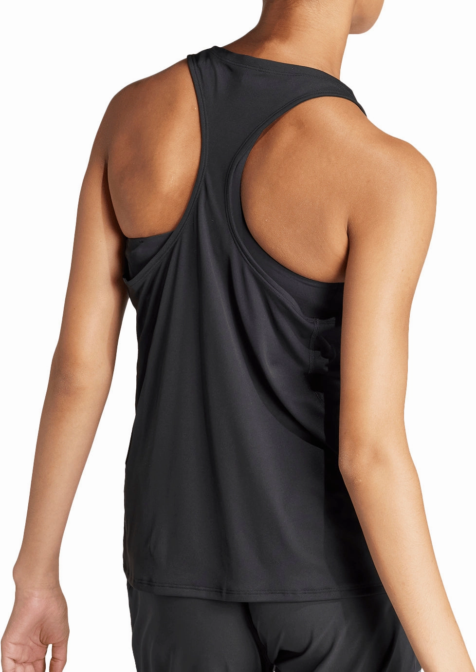 adidas Adizero Essentials Womens Running Vest Tank Top - Black Simple barrier