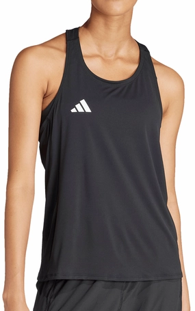 Element Fashion Trend adidas Adizero Essentials Womens Running Vest Tank Top - Black