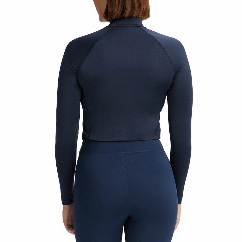 Rohnisch Women's Ultra Viola UV Long Sleeve Golf Shirt - Navy TemperatureRegulating Layer