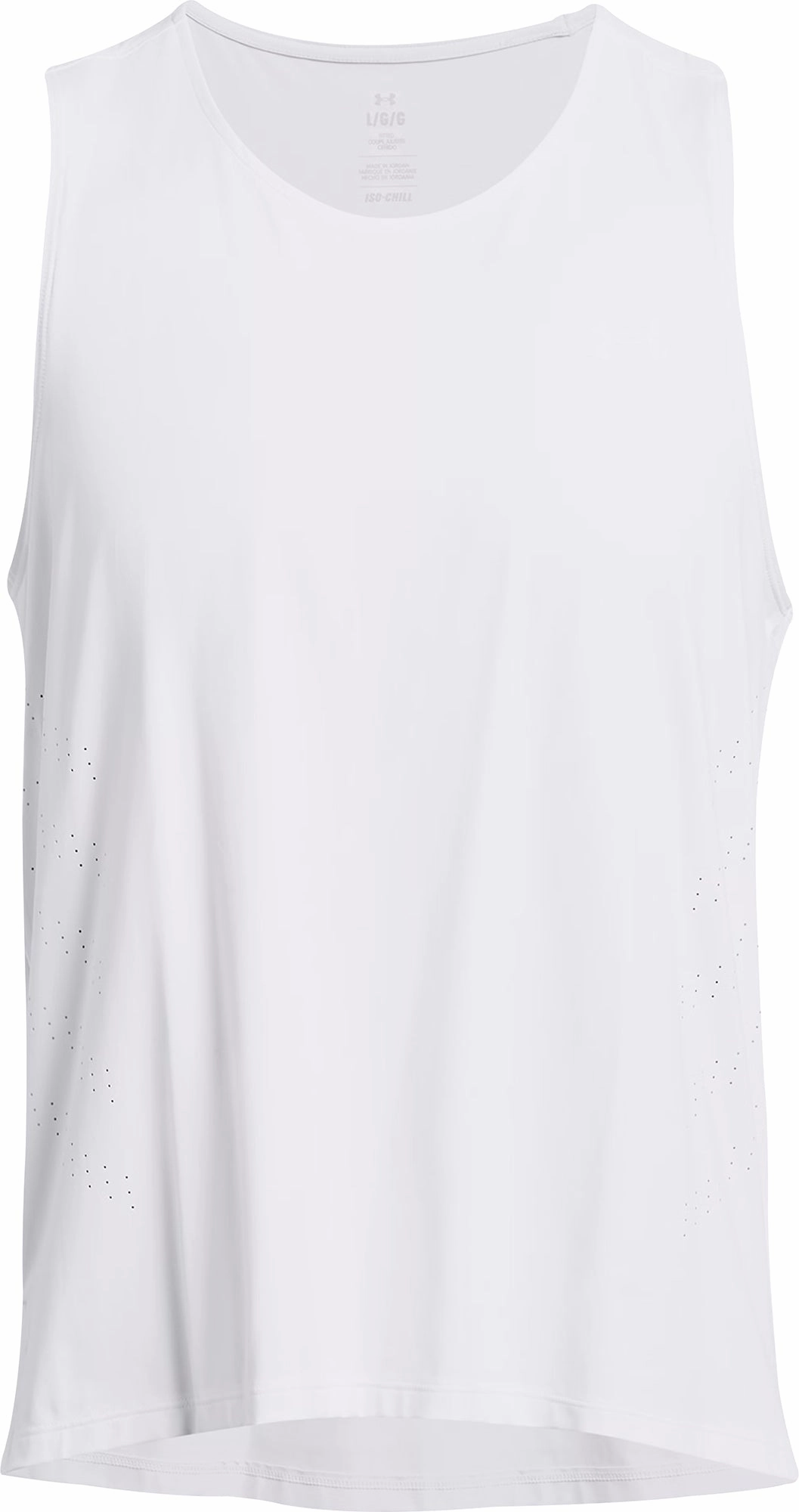 Devotion Under Armour Launch Elite Mens Running Vest - White