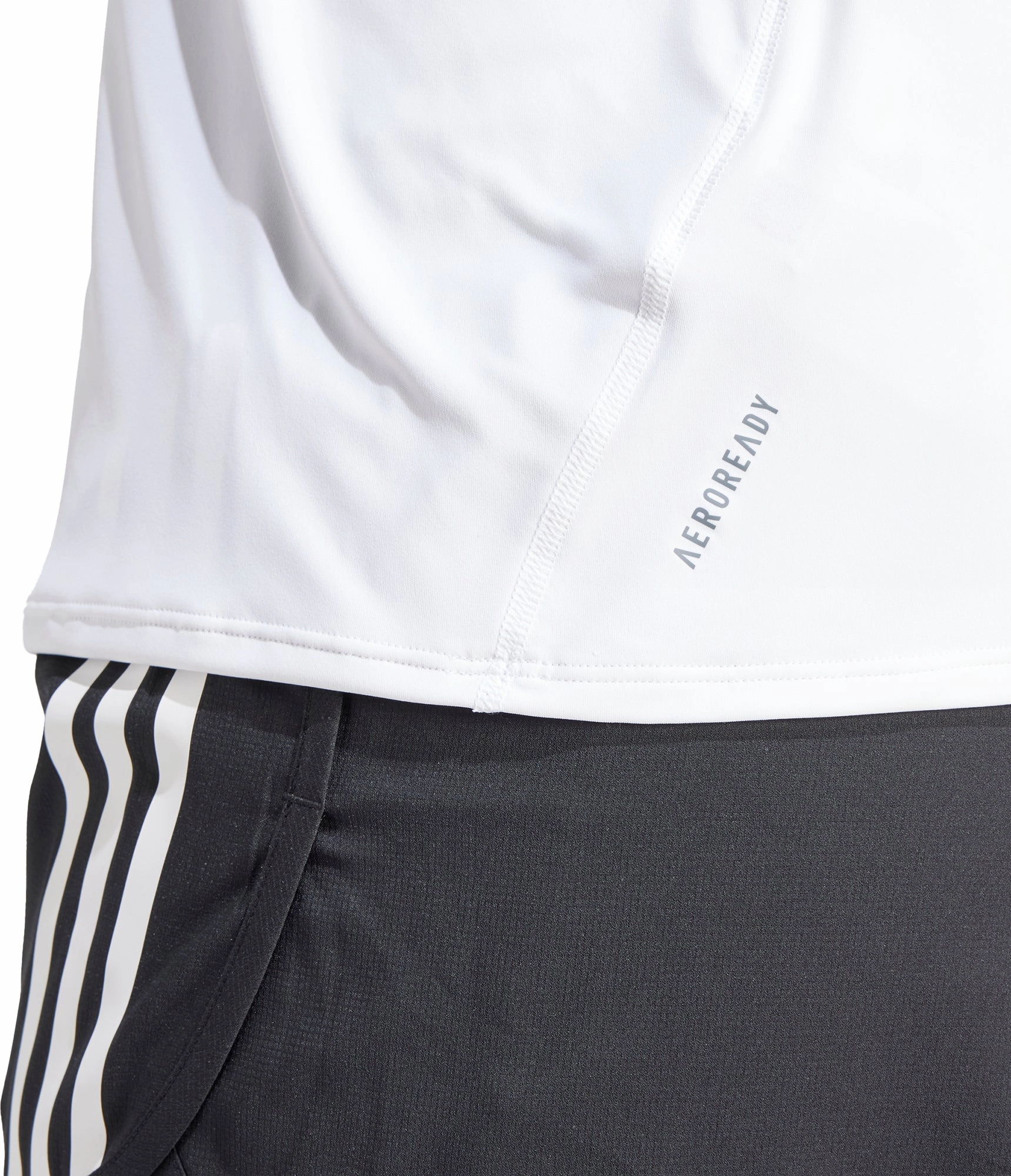 Quick Access Closures adidas Adizero Essentials Womens Running Vest Tank Top - White