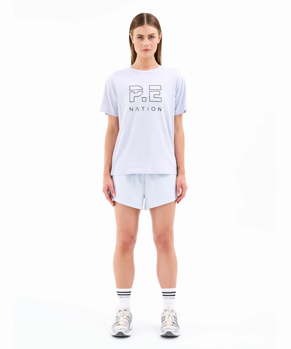 P.E Nation Heads Up Tee (Grey Dawn) Design Glow