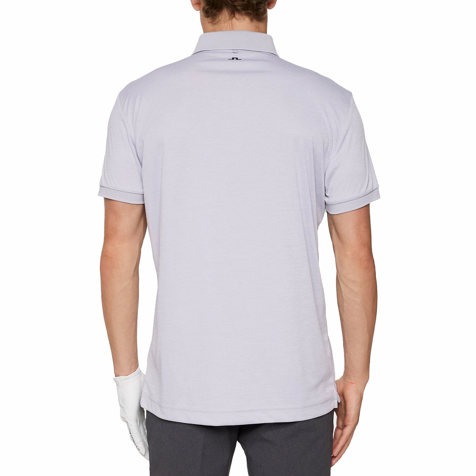 Smart Outfit J.Lindeberg Tour Tech Regular Fit Golf Polo Shirt - Light Grey Melange