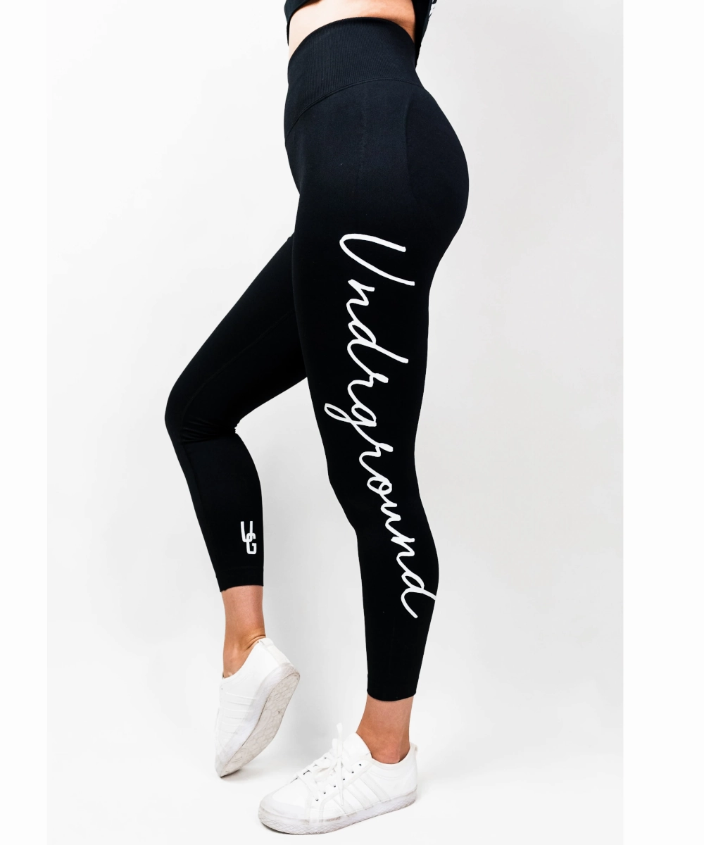 UNDRGROUND Booty Shaper Scrunch Tights (Black) Luxury Touch