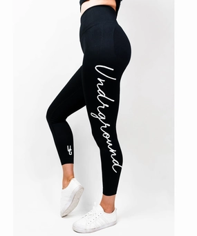 Polish Tone UNDRGROUND Booty Shaper Scrunch Tights (Black)