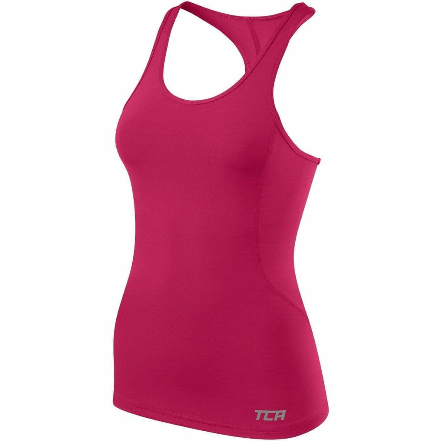 Signature Organization TCA Pro Performance Womens Running Vest Tank Top - Pink