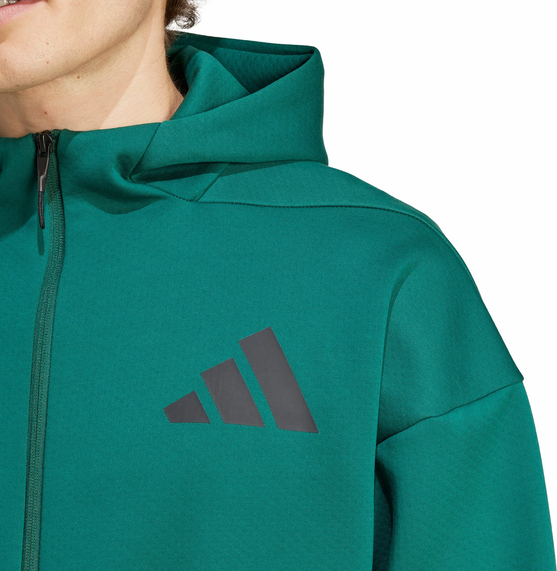 adidas Z.N.E Mens Training Track Jacket - Green Love Energy EcoFriendlyDyeProcess
