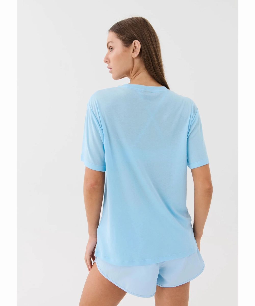 P.E Nation Primary Tee (Summer Sky) Windproof Fabric