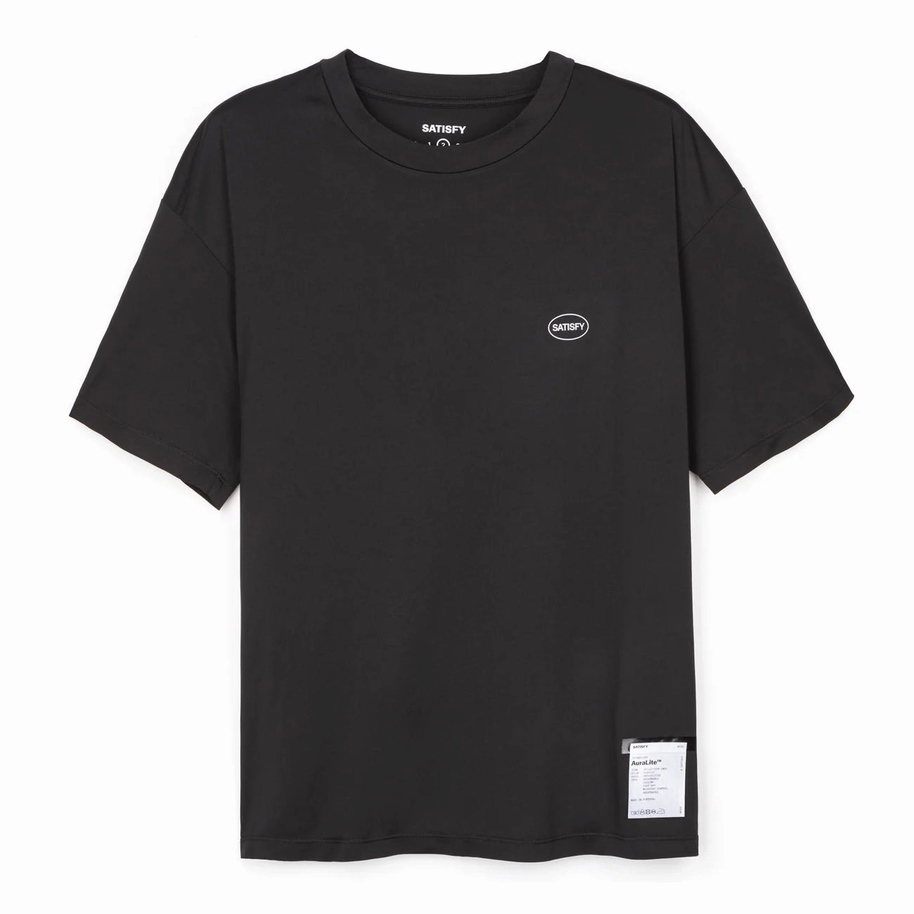 Firm Leather Satisfy AuraLite Tee Black / Black
