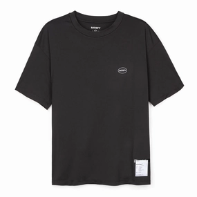 Satisfy AuraLite Tee Black / Black TearResistant Material Thermal regulation