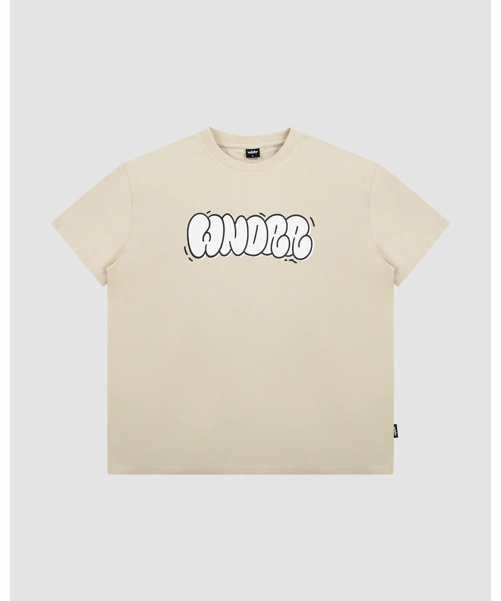 WNDRR Bliss Box Fit Tee (Tan) NonRestrictive Cut Jump Core