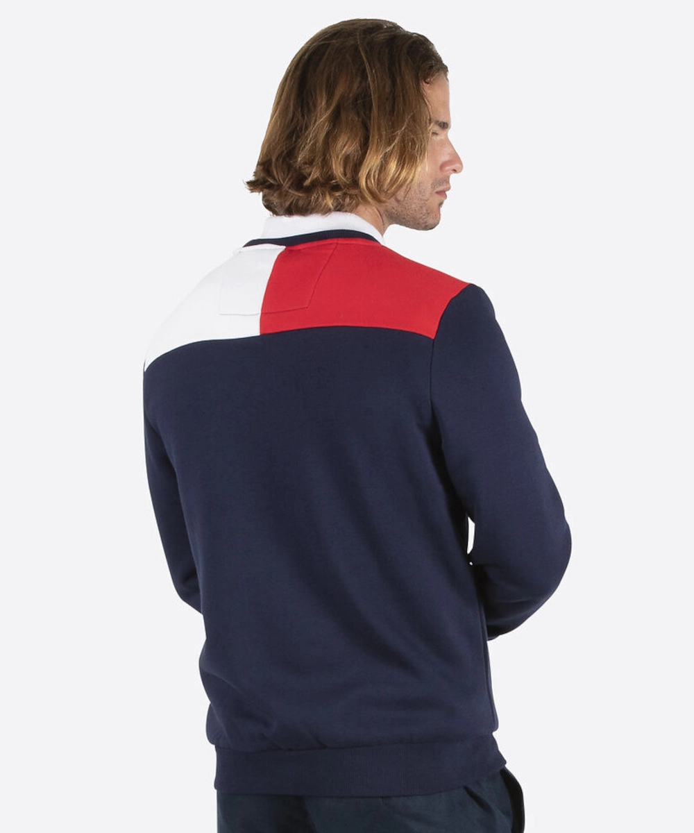 Nautica Madden Sweatshirt (Dark Navy) Sustainable Manufacturing