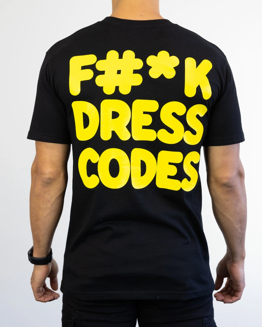 HygroscopicFiber Sneakerhead Tee No Codes" (Black/Yellow)