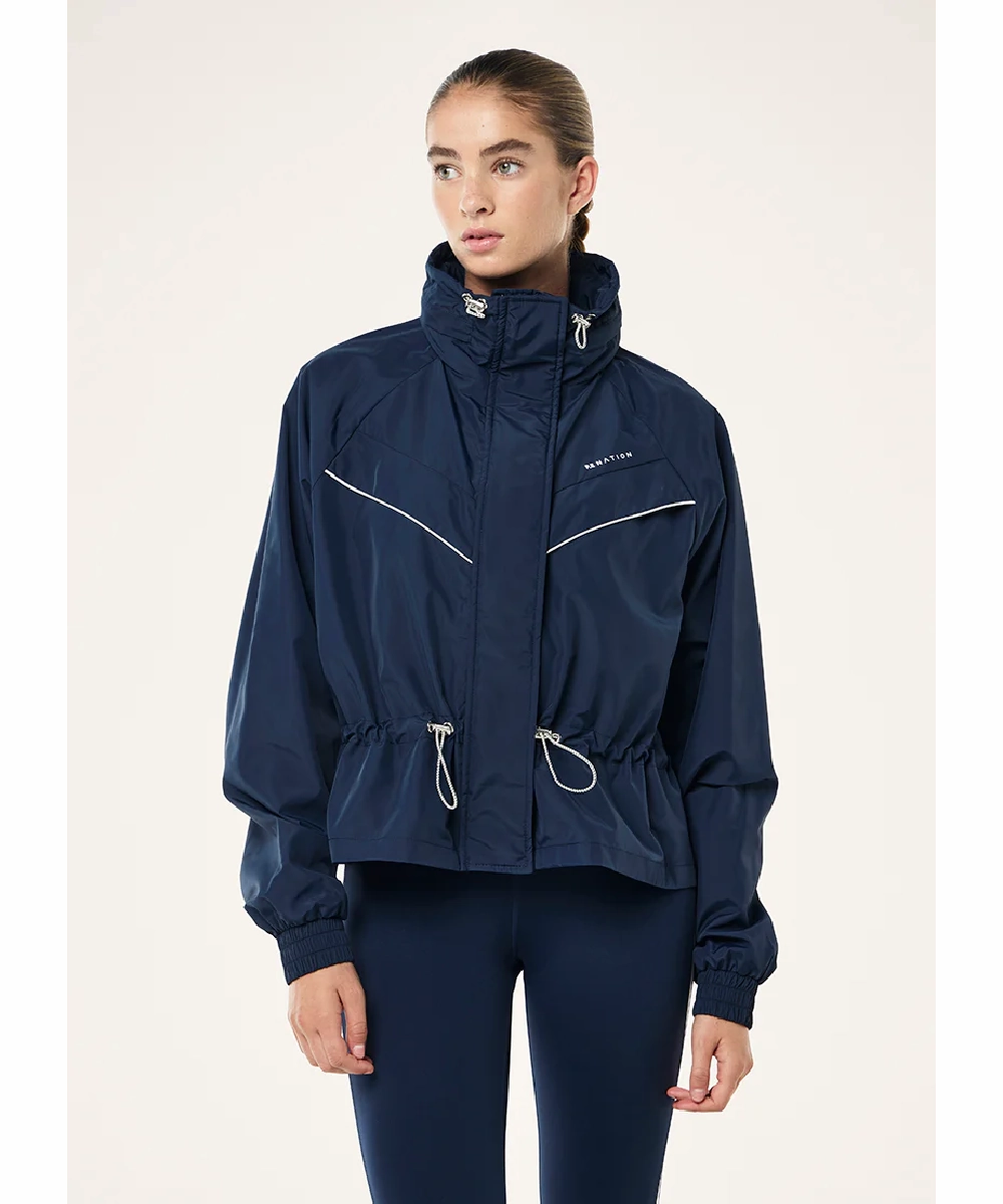 P.E Nation Shelter Jacket (Dark Navy) Gloss Fit