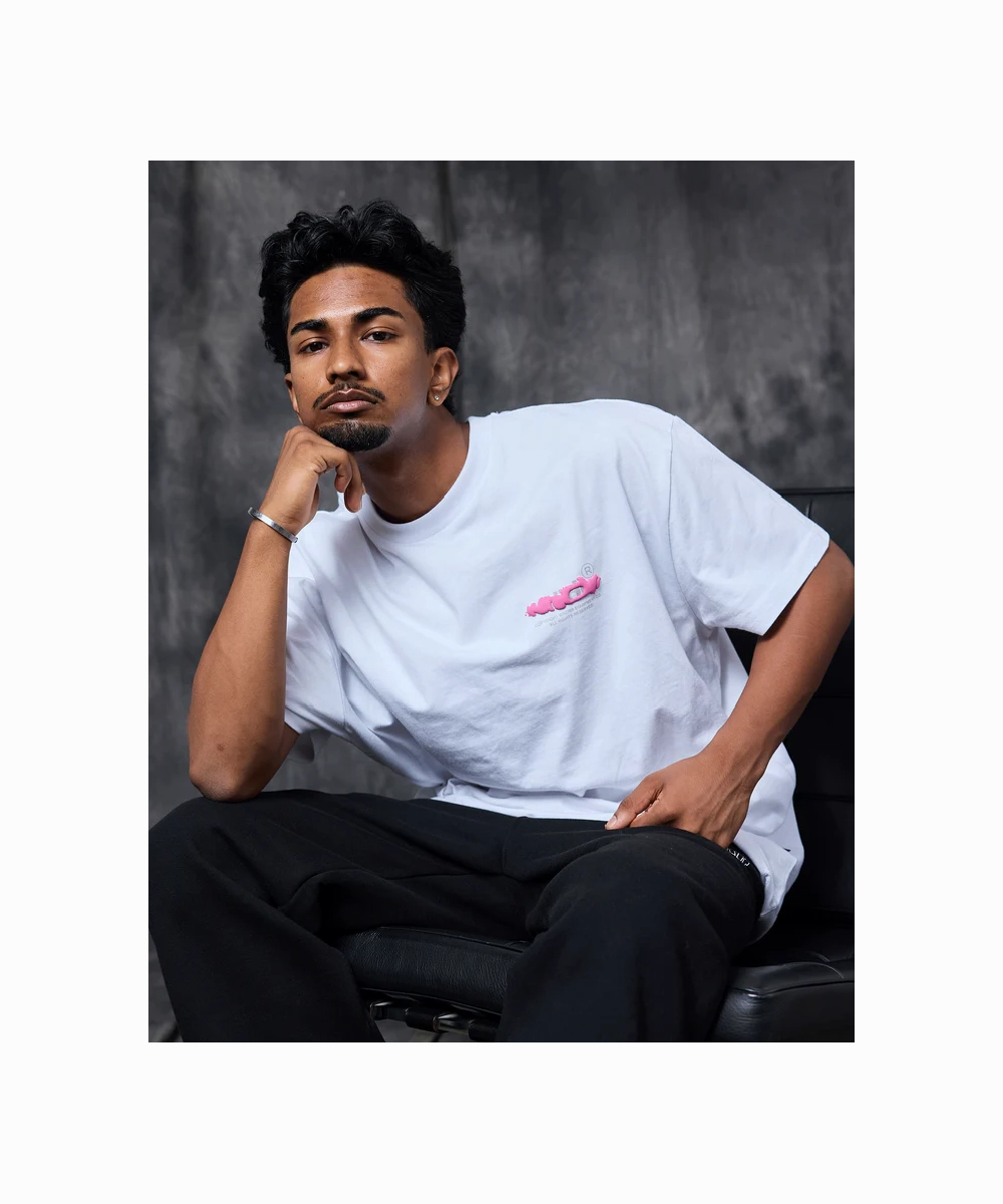 Late Breeze Polish Glow WNDRR Test Box Fit Tee (White)