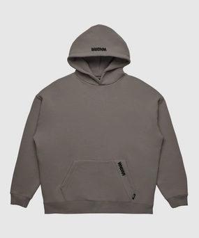 WNDRR Halo Hood Sweat (Moon Grey) WrinkleResistant Finish BuiltIn Grip
