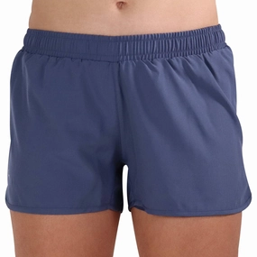 More Mile Racer Split Womens Running Shorts - Blue Non Irritating Tagless