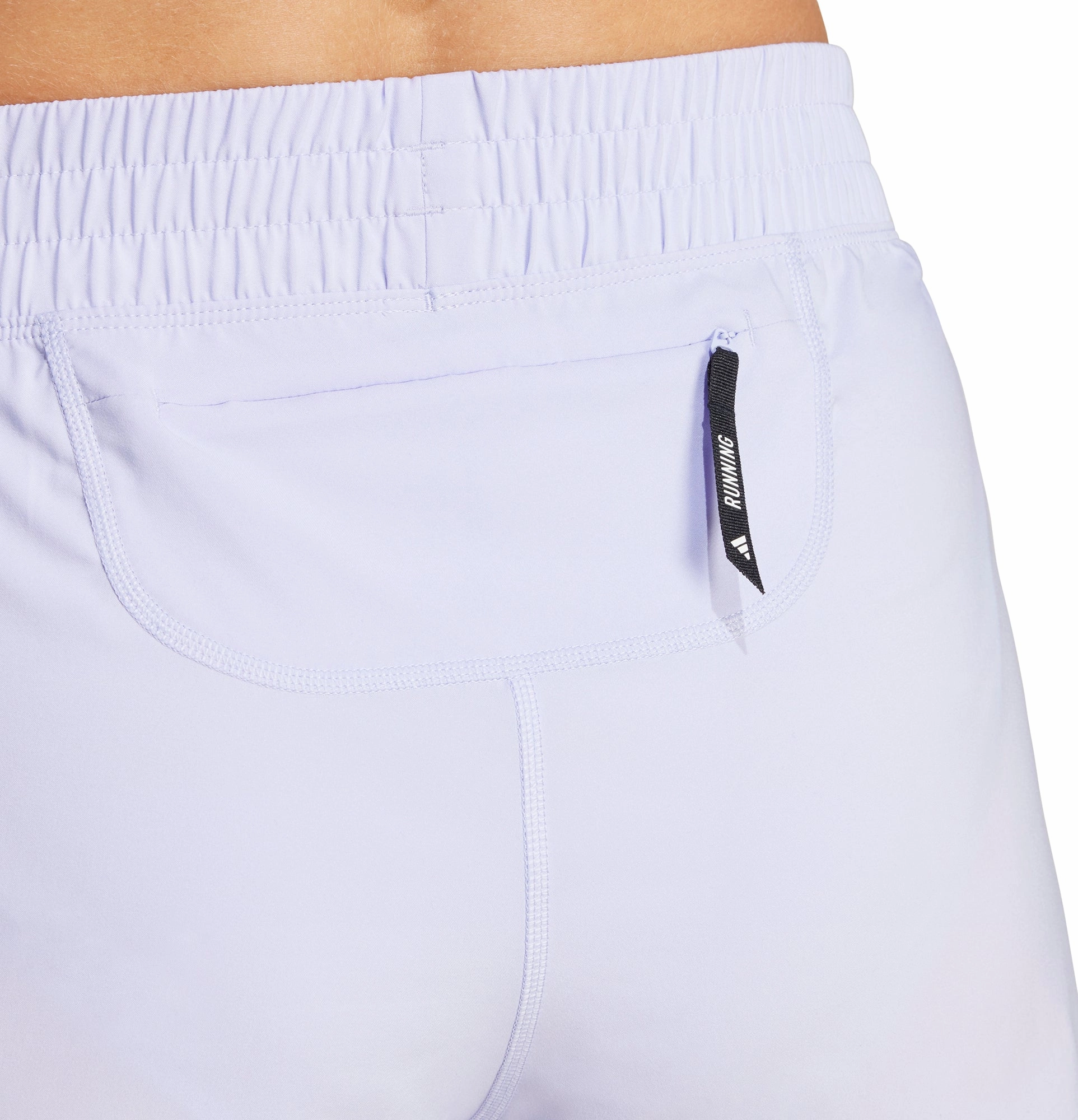 adidas Own The Run 3 Inch Womens Running Shorts - Purple Preppy Style