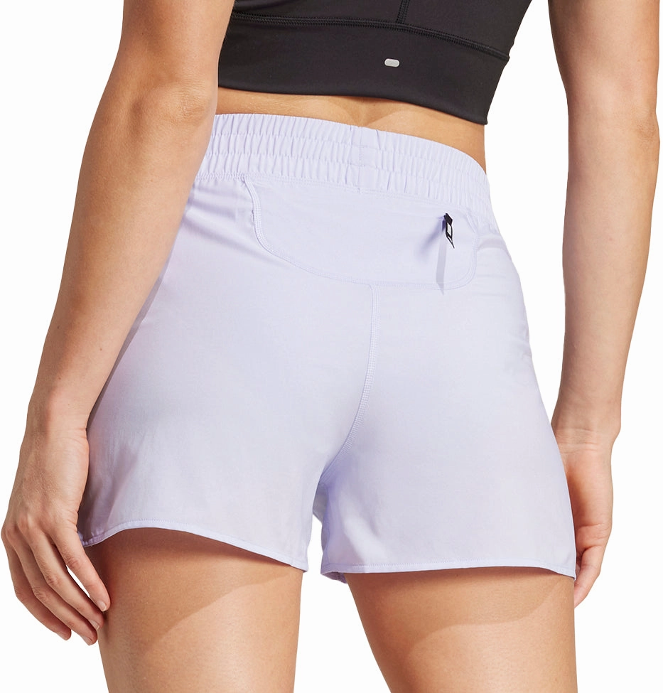 adidas Own The Run 3 Inch Womens Running Shorts - Purple Breathable Liner