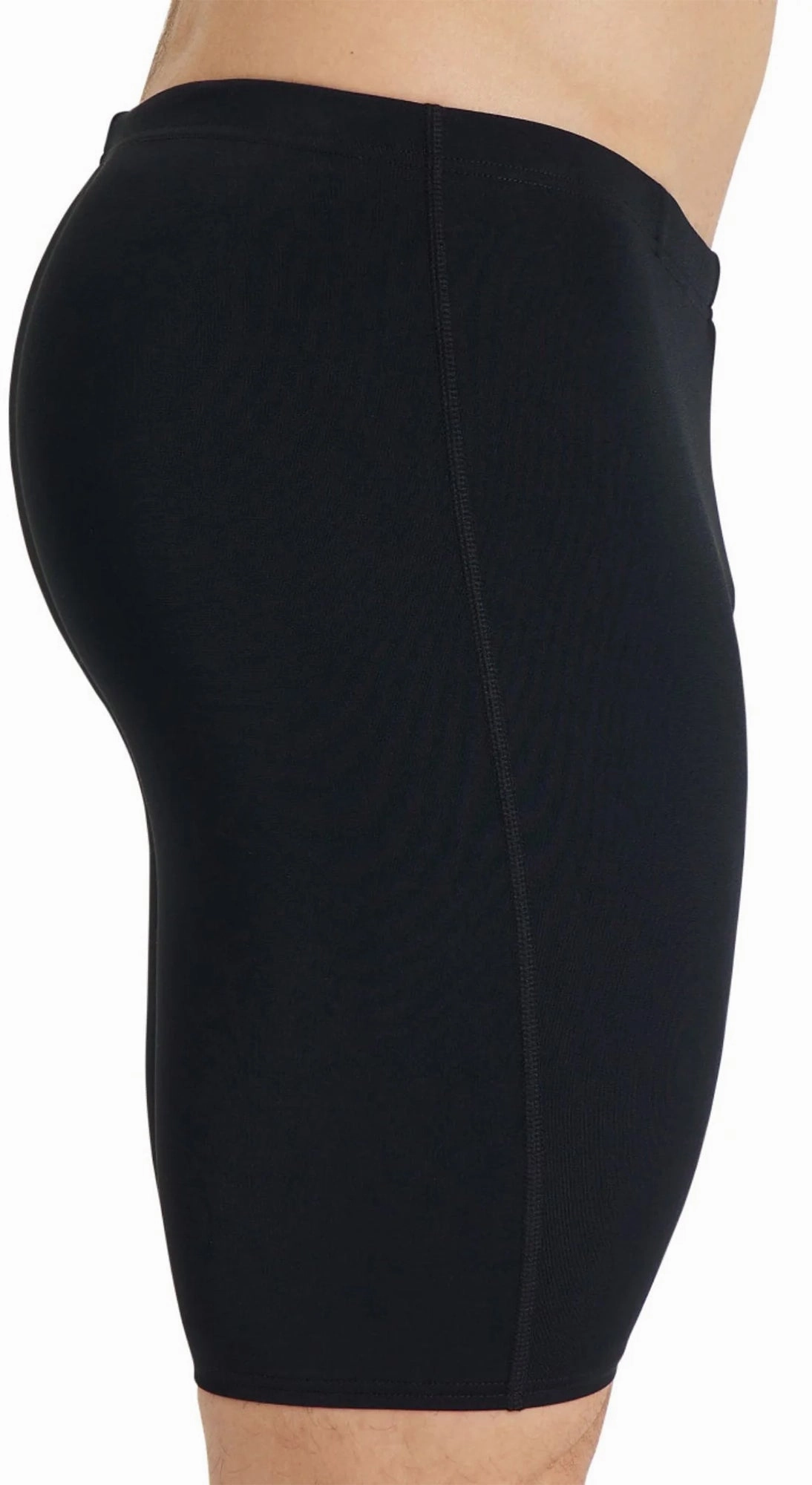 Arena Team Mens Swim Jammer Shorts - Black Chafe Resistant Edging