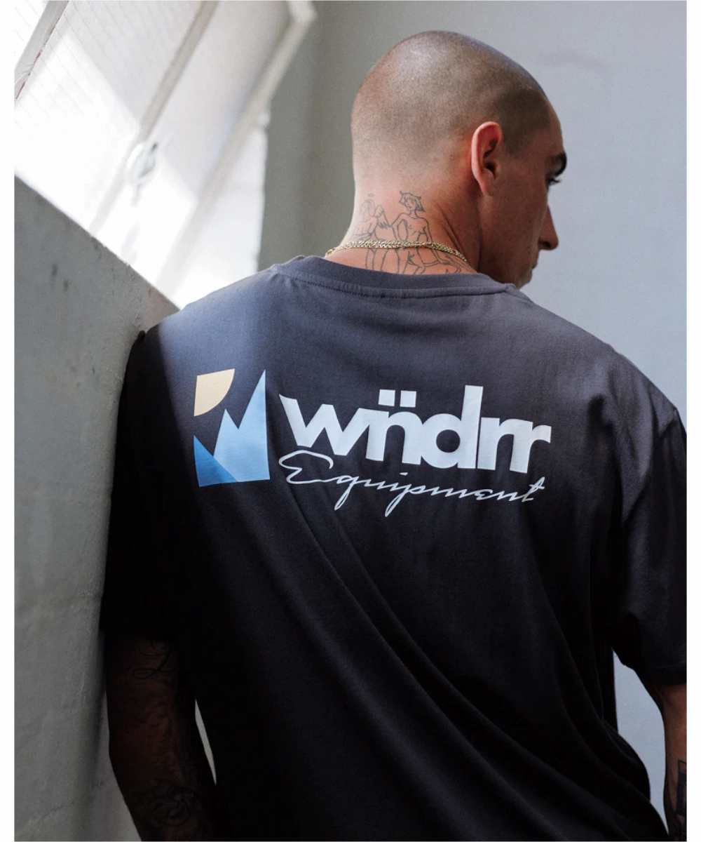 WNDRR Scale Box Fit Tee (Black) Style Mood