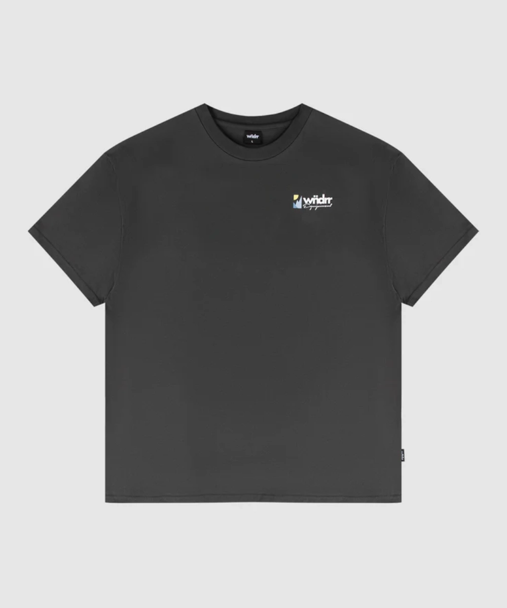 WNDRR Scale Box Fit Tee (Black) Elastic cuffs Kid Play