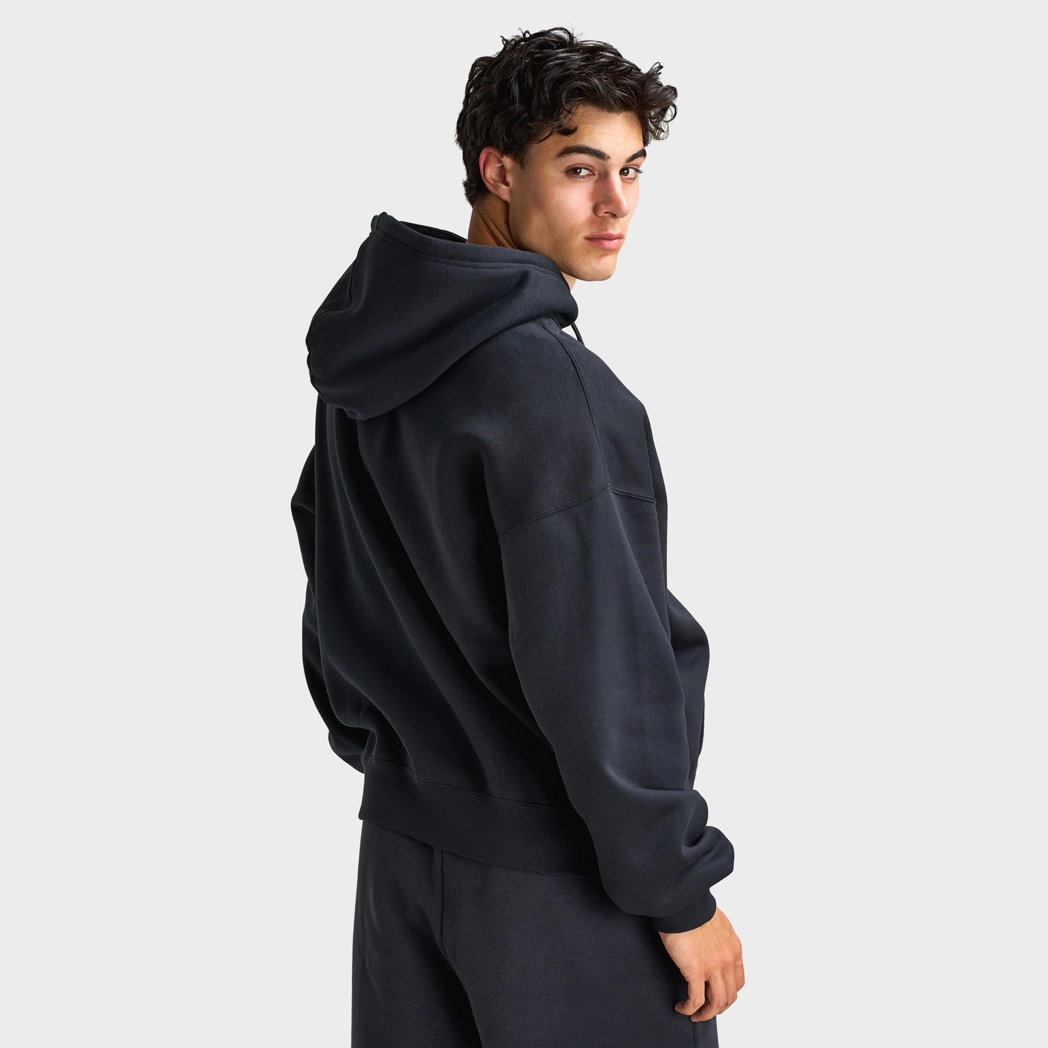 Practical Cold Piece Mesh Lining Jordan Brooklyn Oversized Full Zip Hoodie Black / Sail - Gym Red
