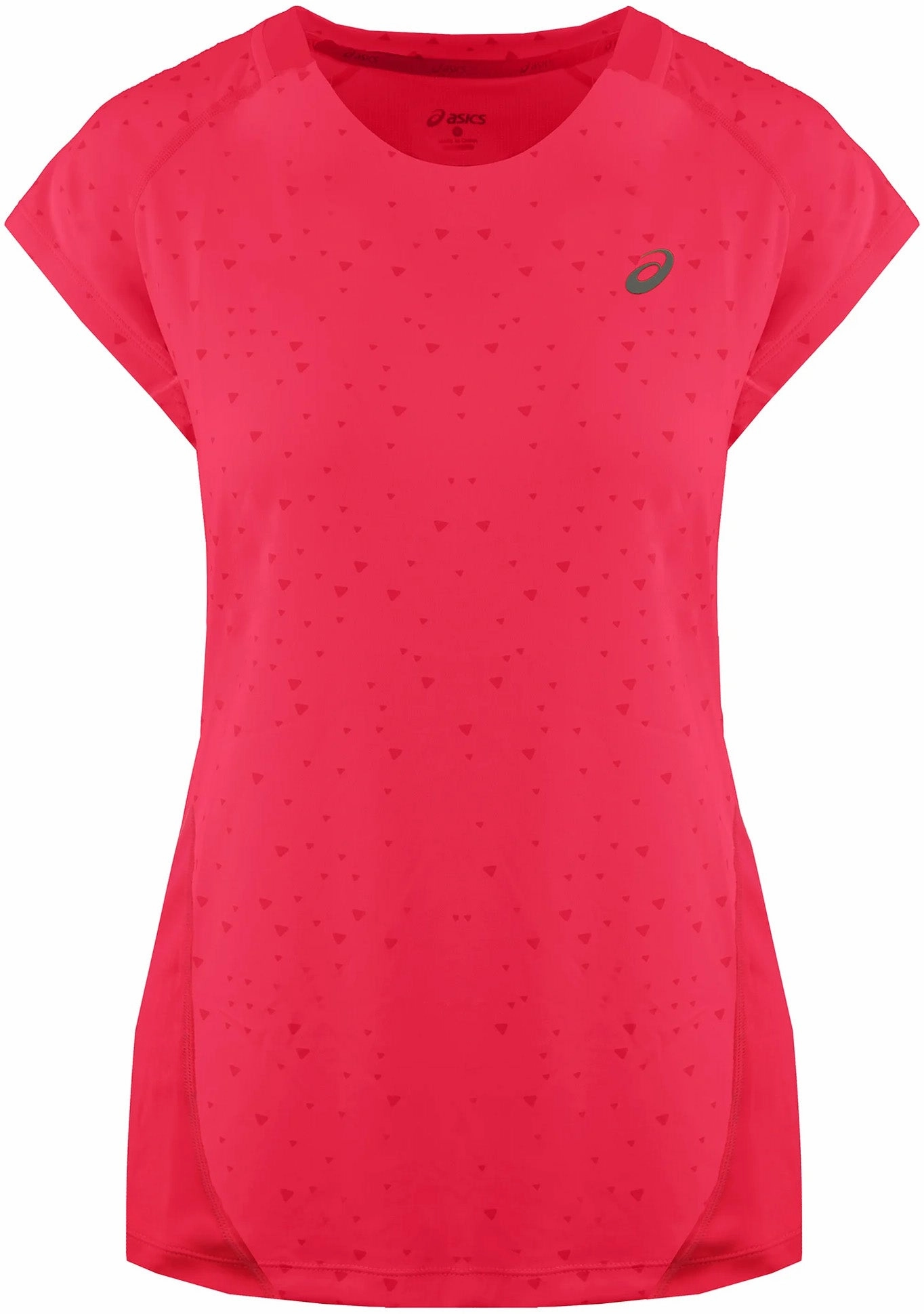 Asics Lite-Show Short Sleeve Womens Running Top - Pink Outdoor Sports