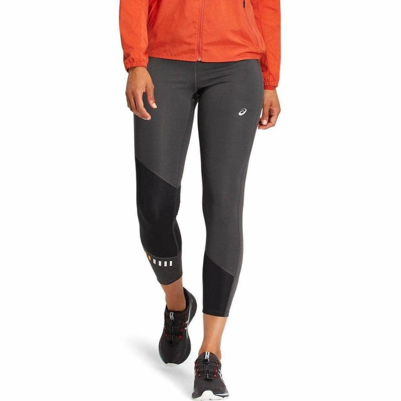 Asics Lite-Show Womens Long Running Tights - Grey Athletic-performance