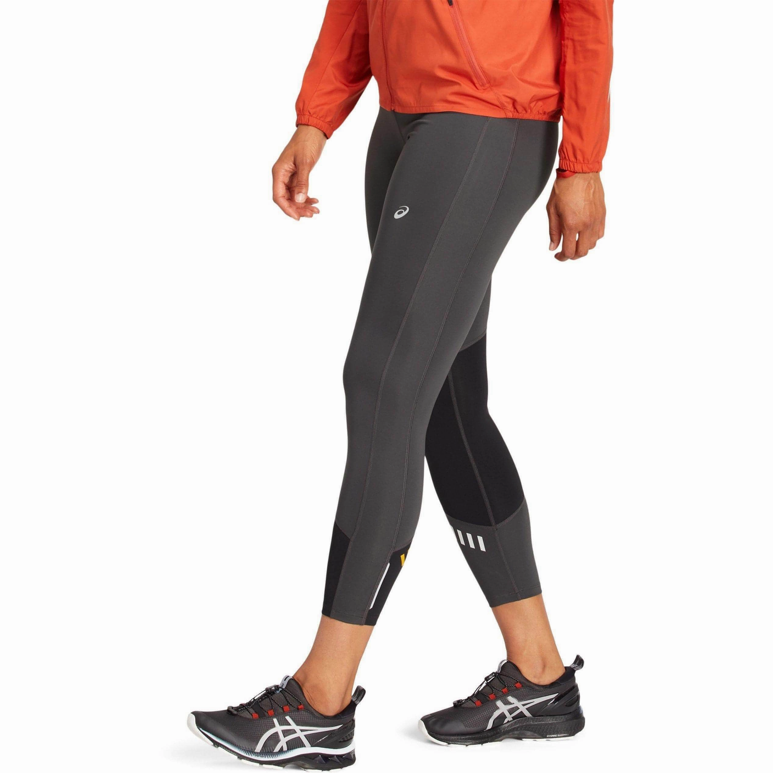 Asics Lite-Show Womens Long Running Tights - Grey Limited Edition Regular Fit
