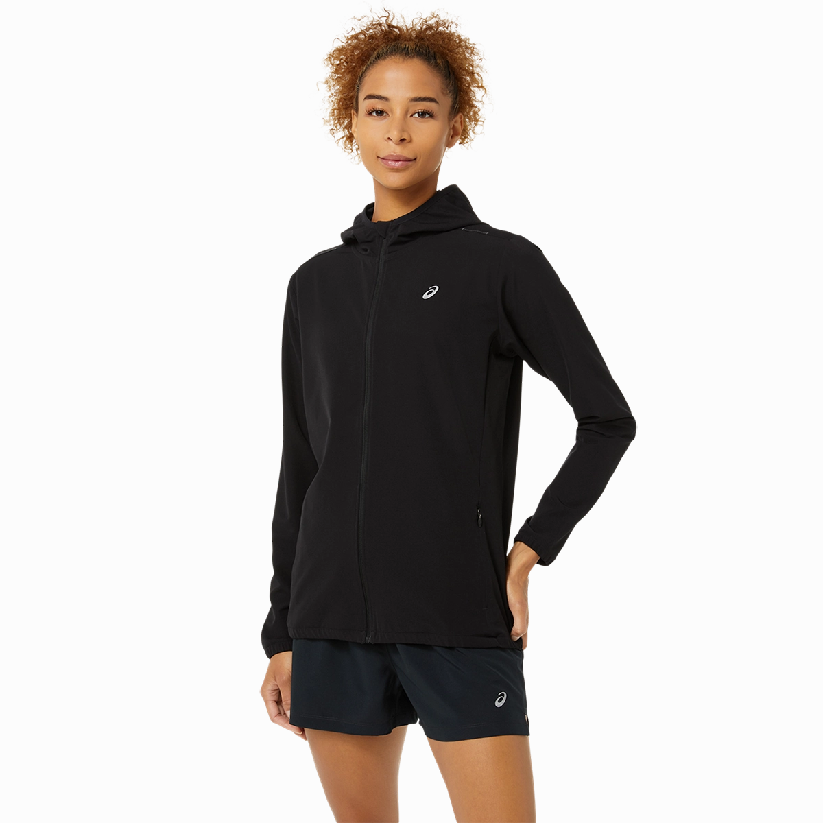 Low Profile Collar Design Asics Ready-Set Jacket