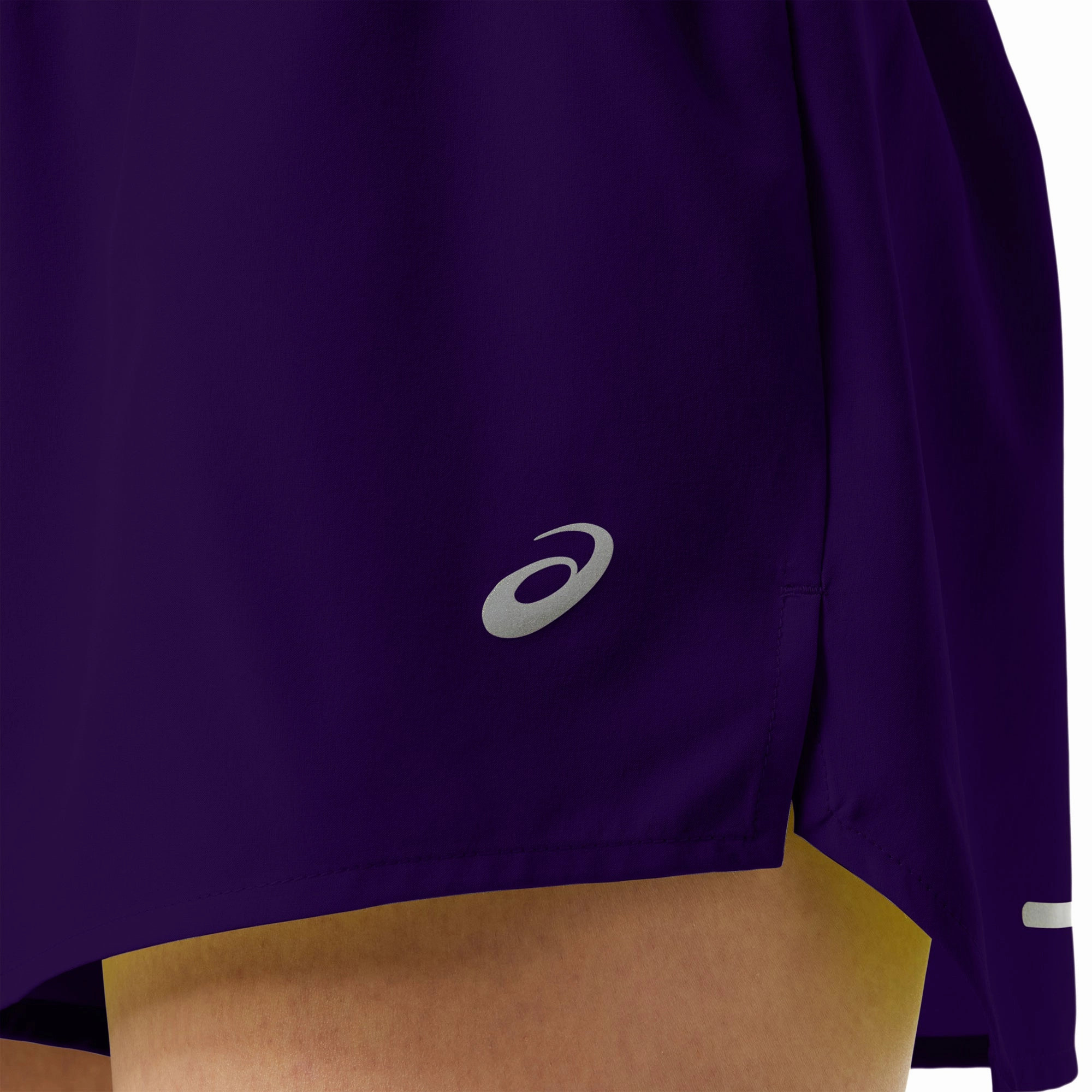 Asics Road 3.5 Inch Womens Running Shorts - Blue water sports gear Lounge Fit