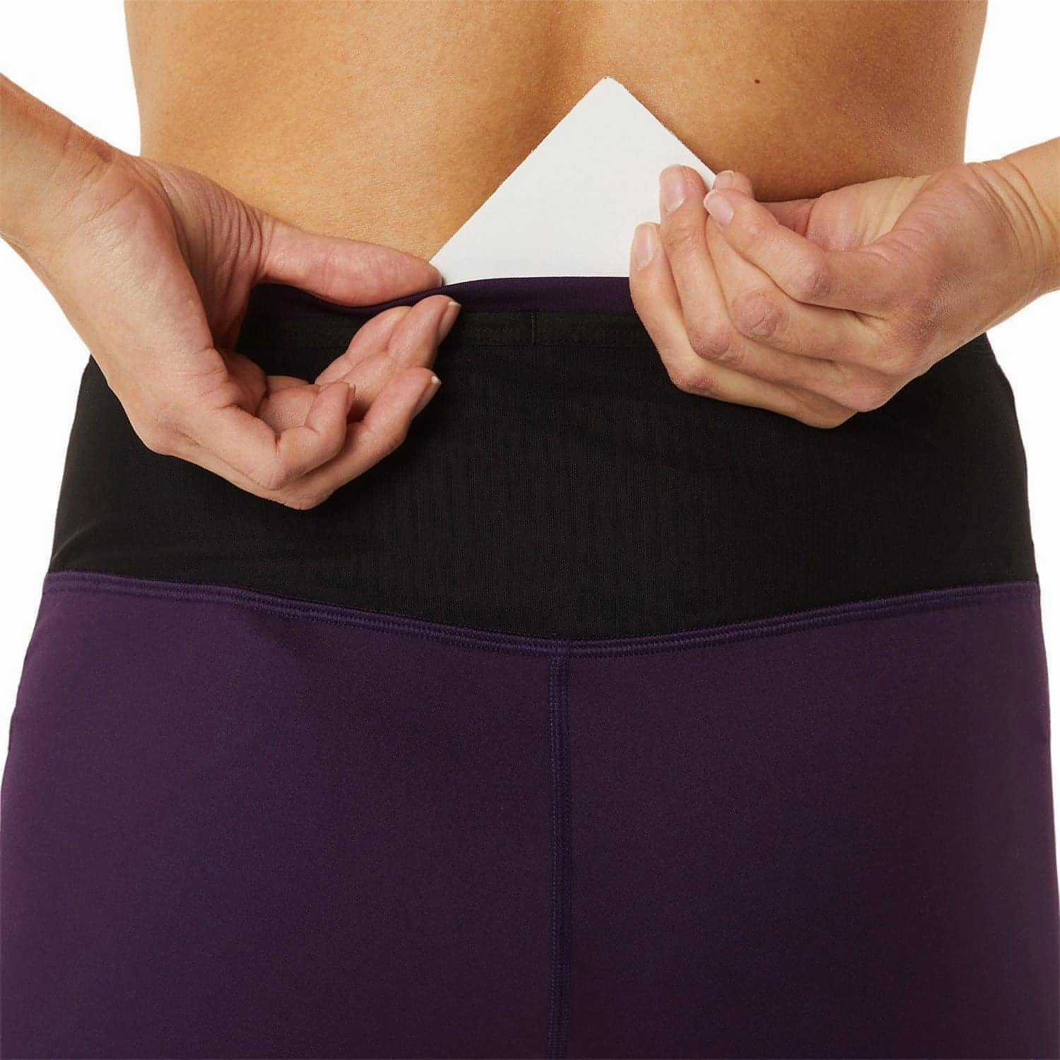 Asics Winter Womens Long Running Tights - Purple Tear Resistant Reinforcement bodybuilding