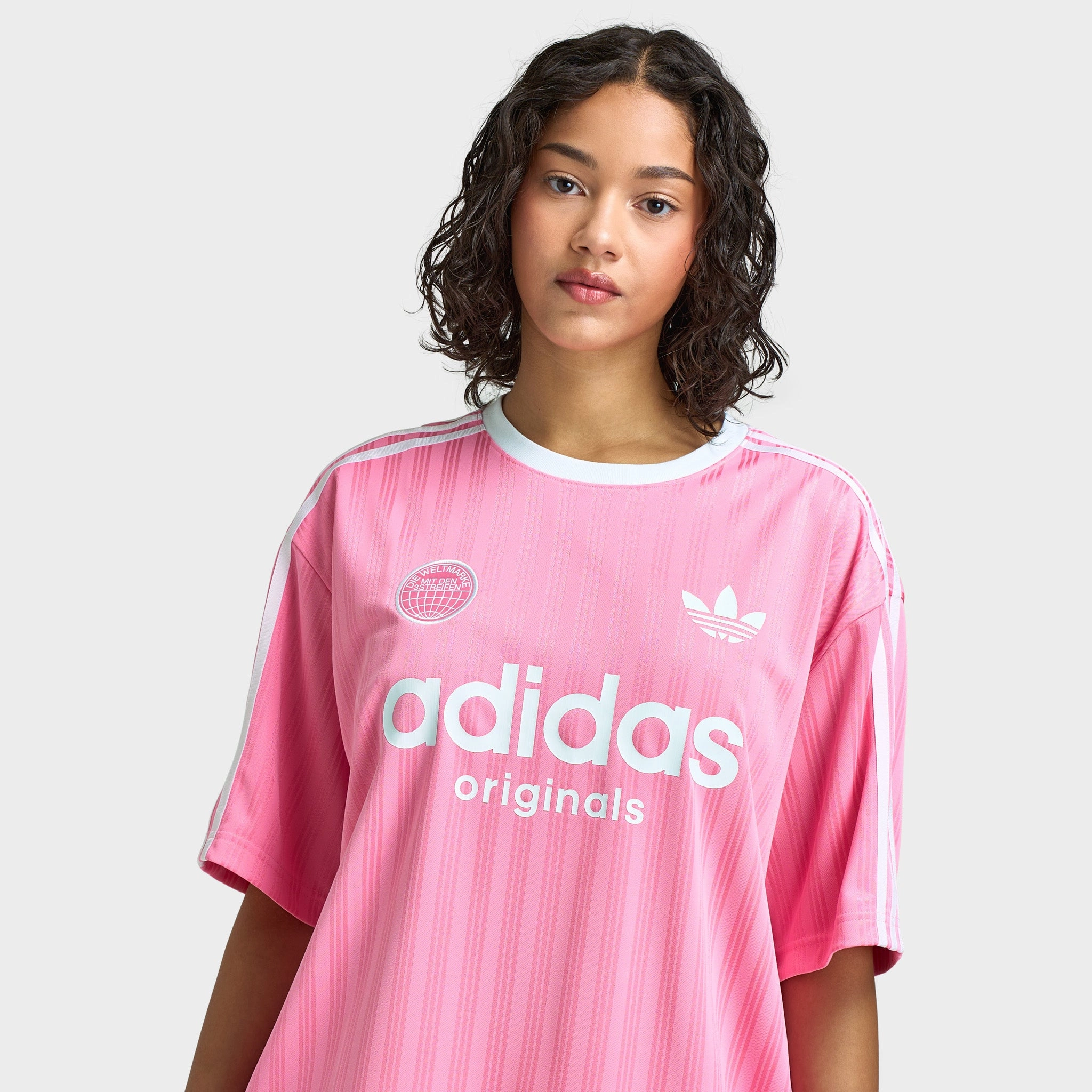 Light Design adidas Women's Oversized Tee / Bliss Pink