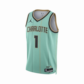 Soft Chafe Protection Training Outfit Nike Dri-FIT NBA 2024/25 City Edition Swingman Jersey - LaMelo Ball Charlotte Hornets