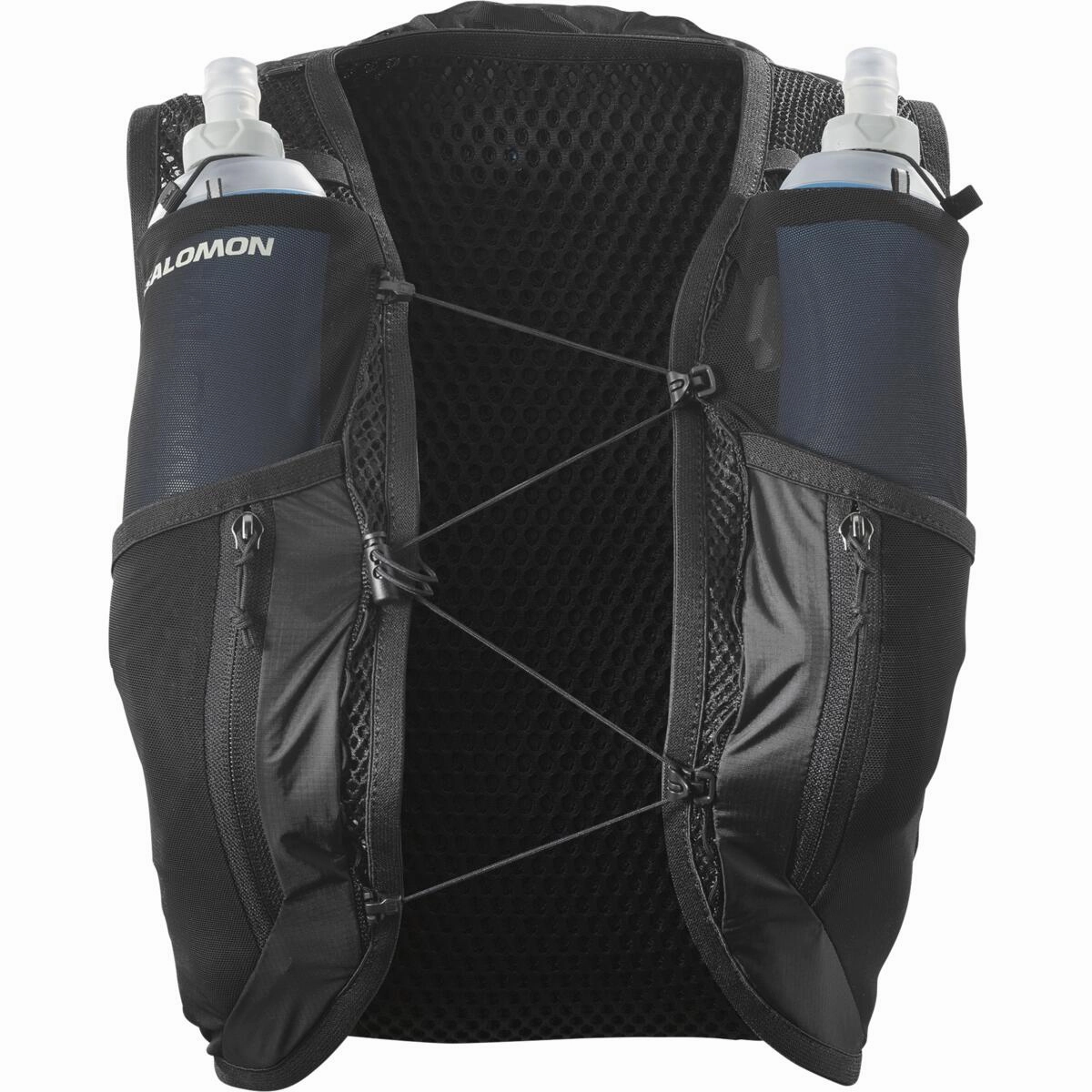endorsement ratio Salomon Women's Active Skin 12 Set Running Vest Black / Metal