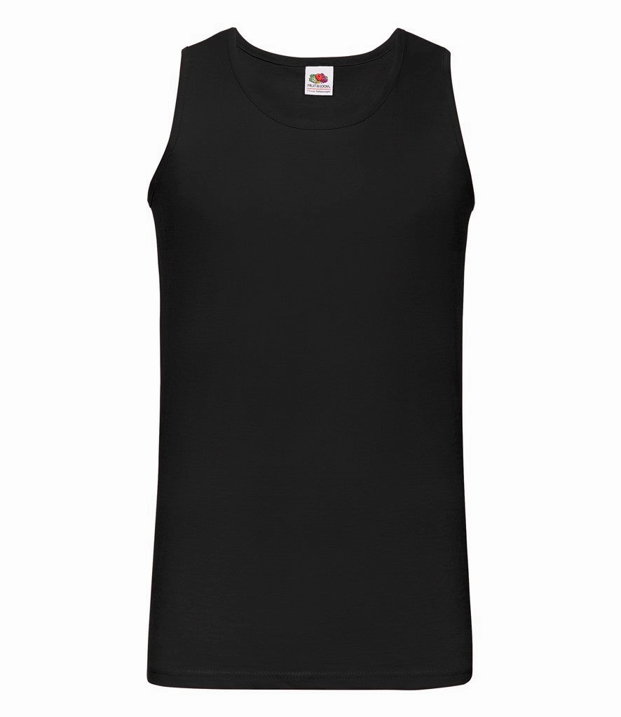 DoubleLayered Structure Athletic Vest | BLACK