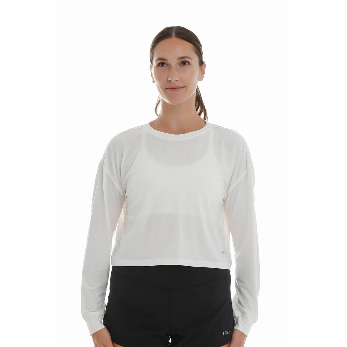 FadeResistantTechnology F2R Essential Run Crop Longsleeve Tee