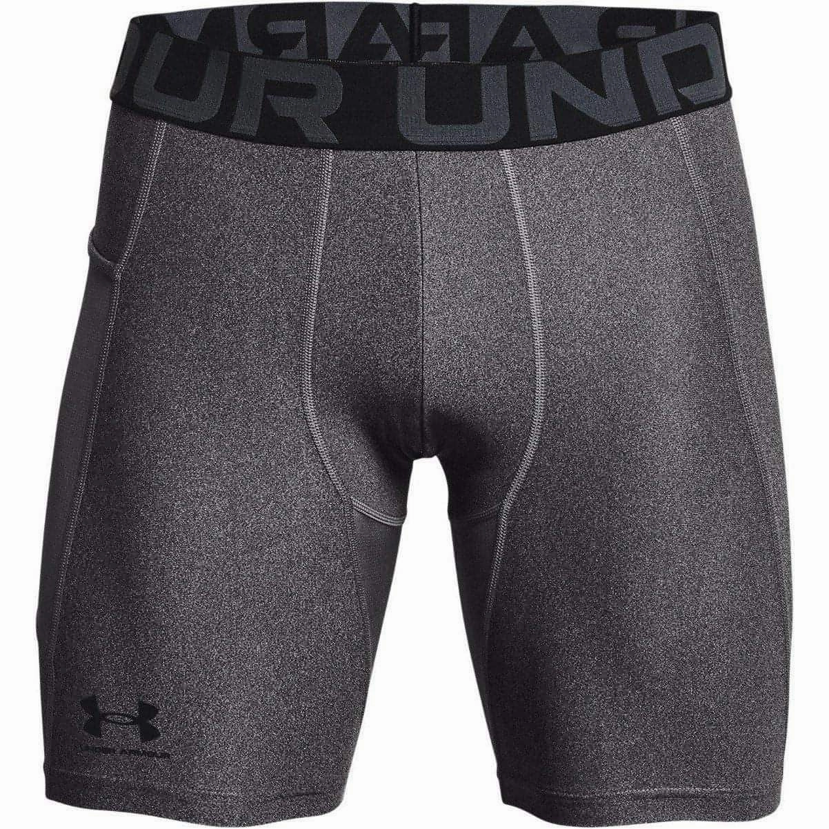 music event look Under Armour HeatGear Mens Short Compression Tights - Grey