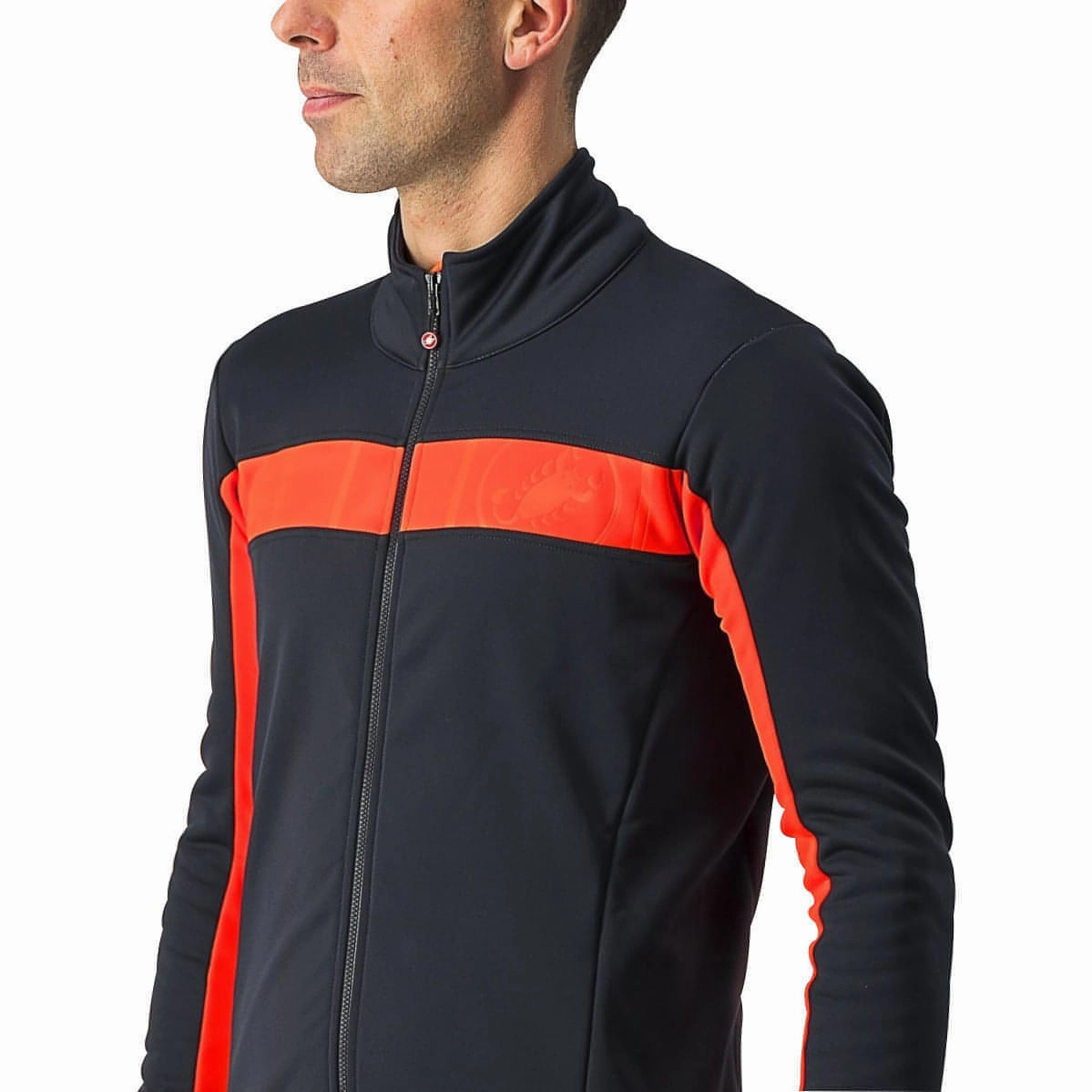 Castelli Mortirolo VI Mens Cycling Jacket - Black Defend
