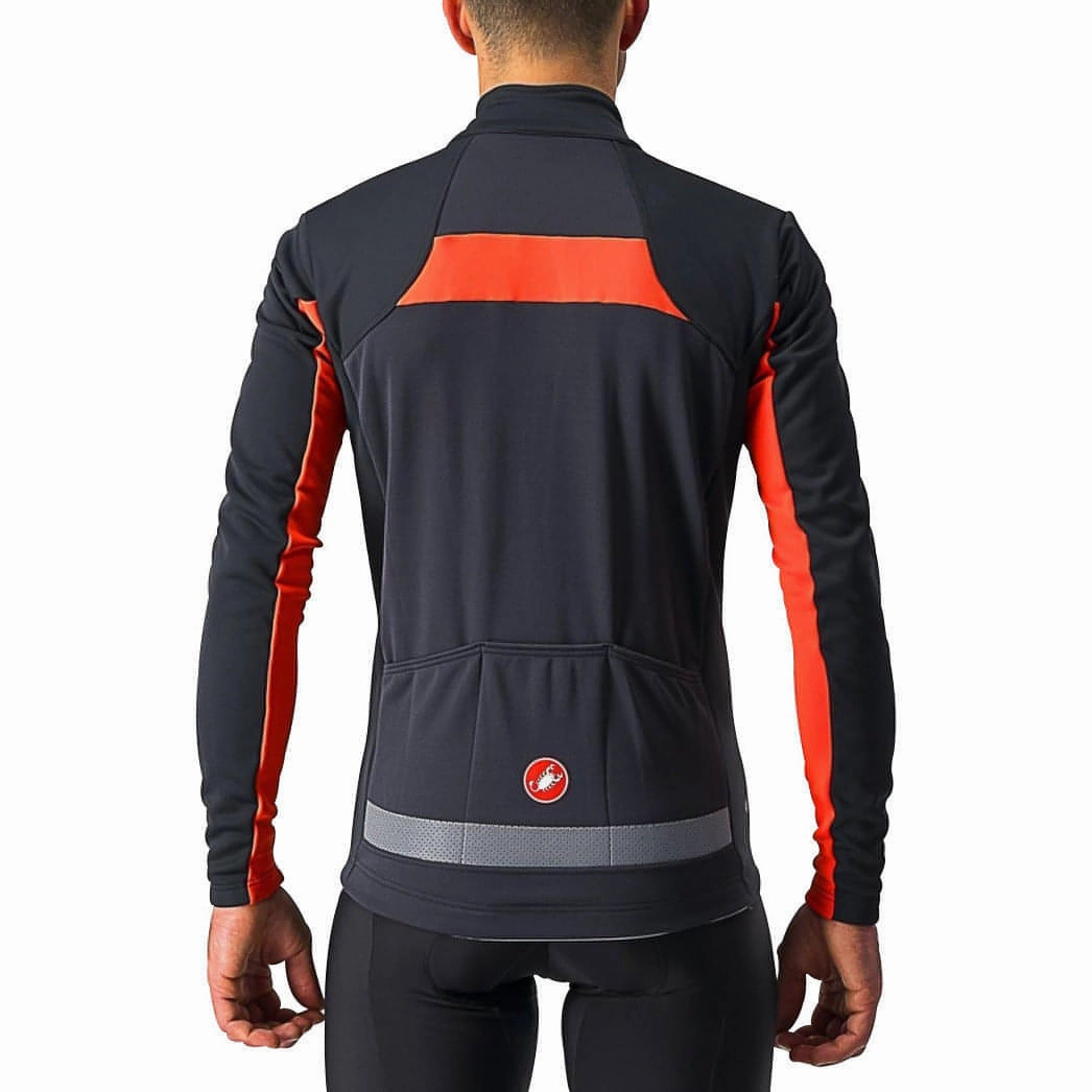short sleeved Castelli Mortirolo VI Mens Cycling Jacket - Black