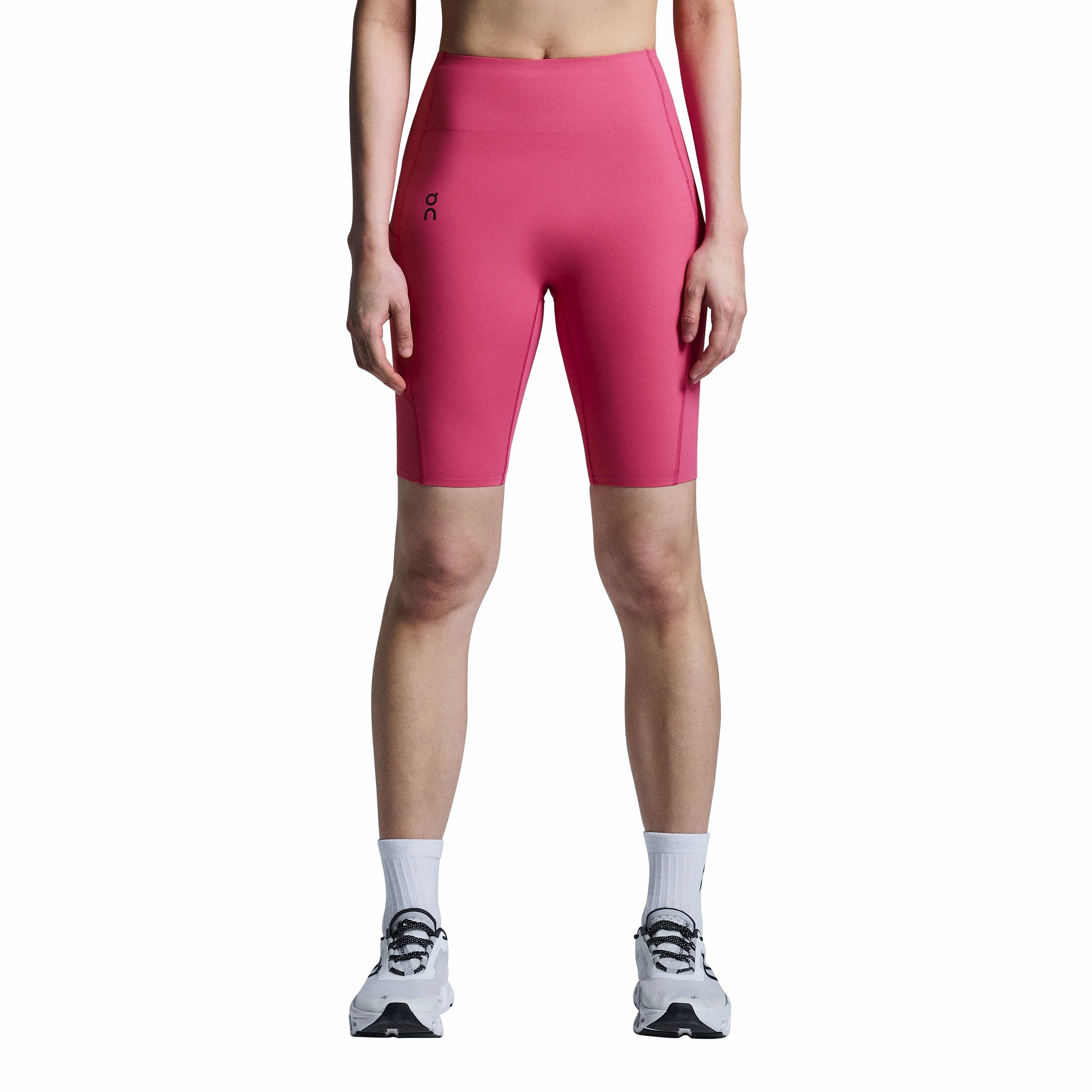 On Women's Movement Tights Short Pink AntiFadeTechnology