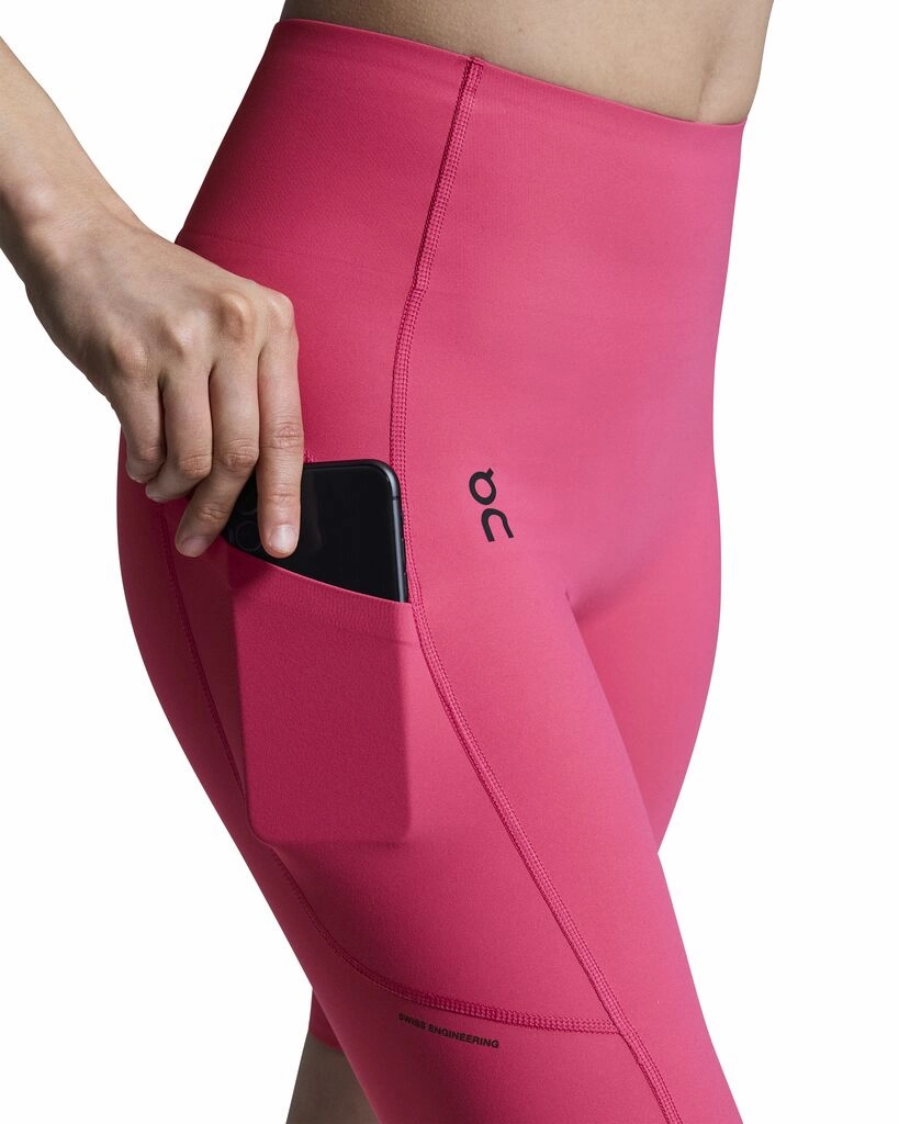 On Women's Movement Tights Short Pink Dance Light