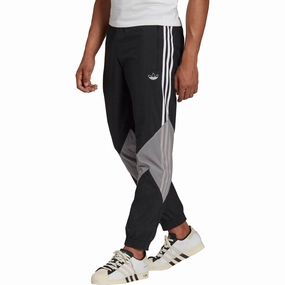 adidas SPRT Lightning Mens Track Pants - Black Moisture Wicking Technology QuickDryTech