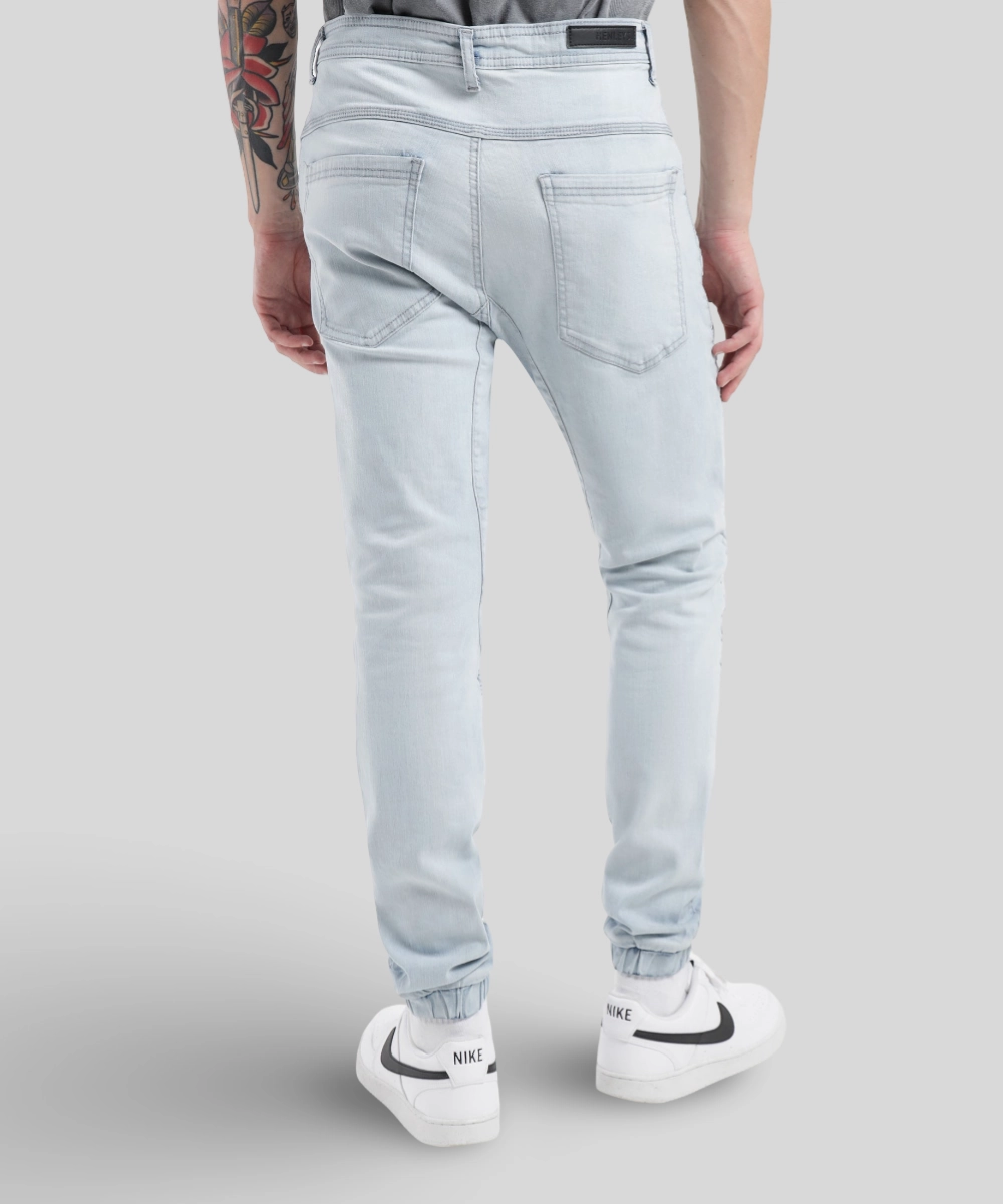 River Flow Team Vibe Henleys Falcon Moto Denim Pants (Cabana Blue)