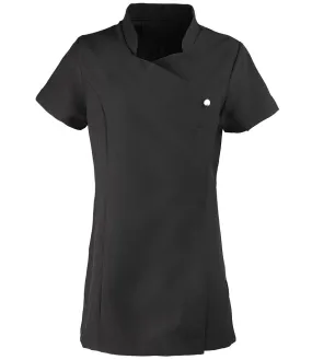 Blossom Beauty & Spa Tunic | BLACK Organic Cotton Certification Match Fit